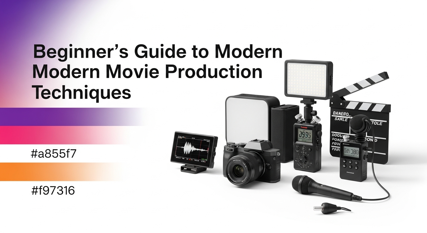 Beginner’s Guide to Modern Movie Production Techniques