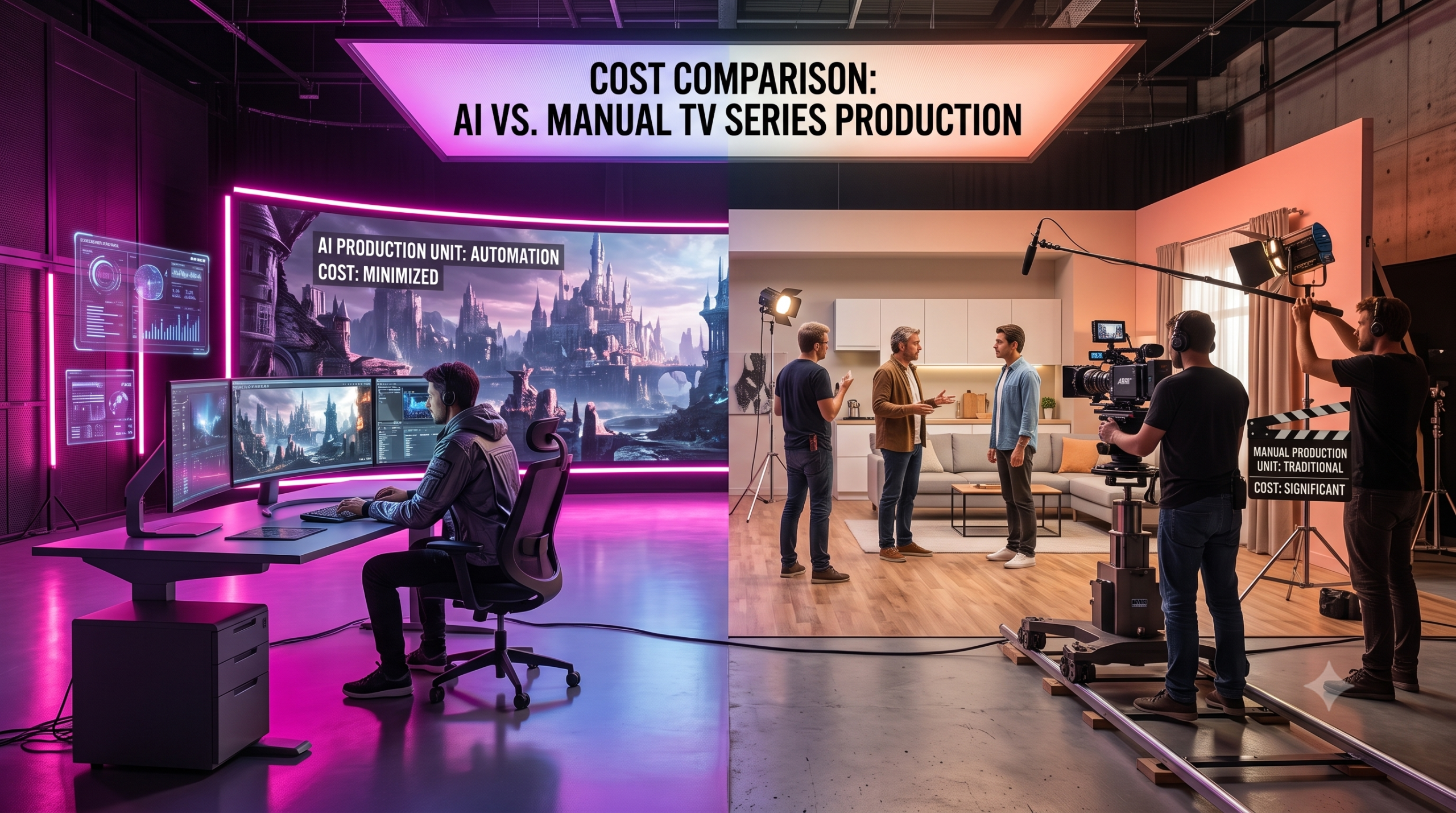 Cost Comparison: AI vs Manual TV Series Production