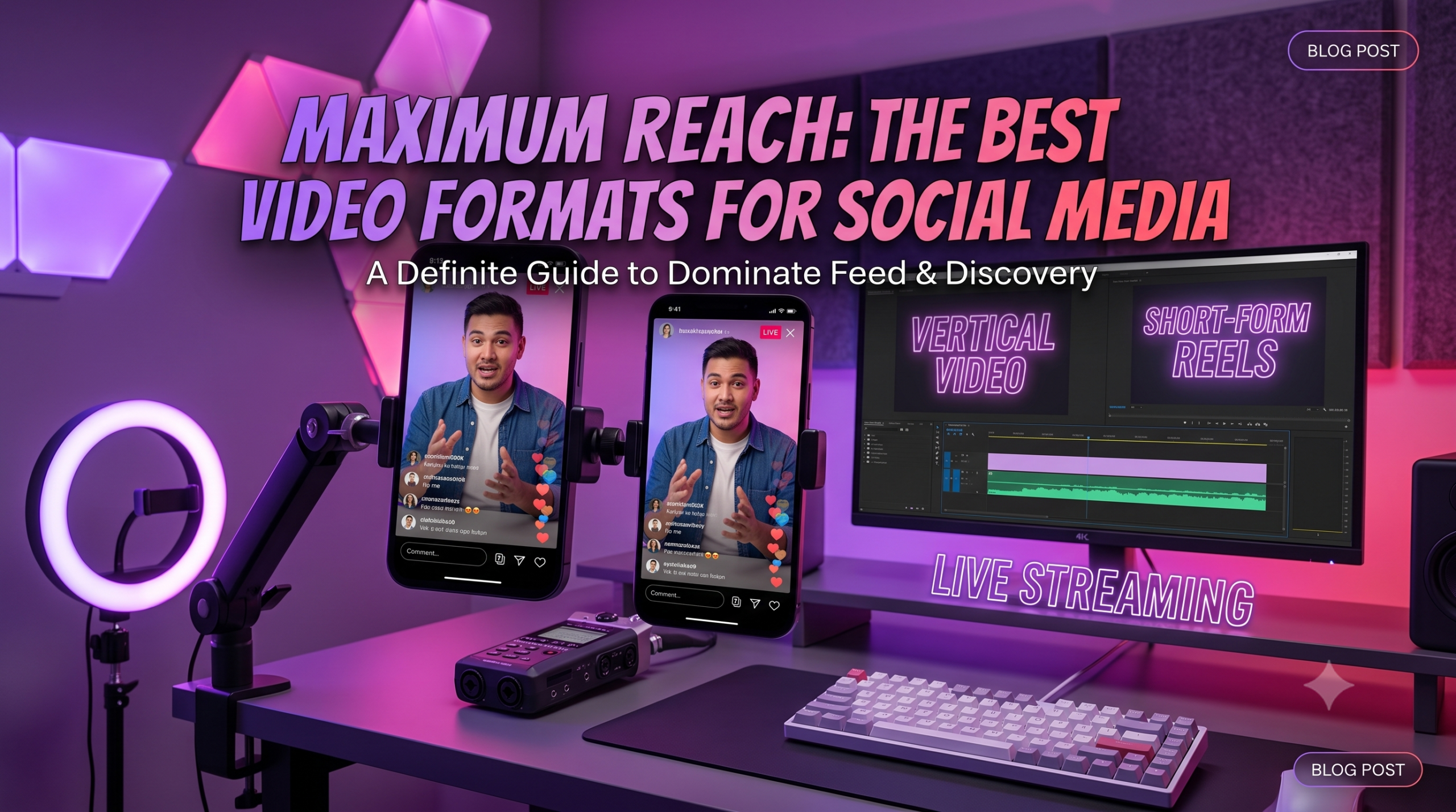 Best Social Media Video Formats for Maximum Reach