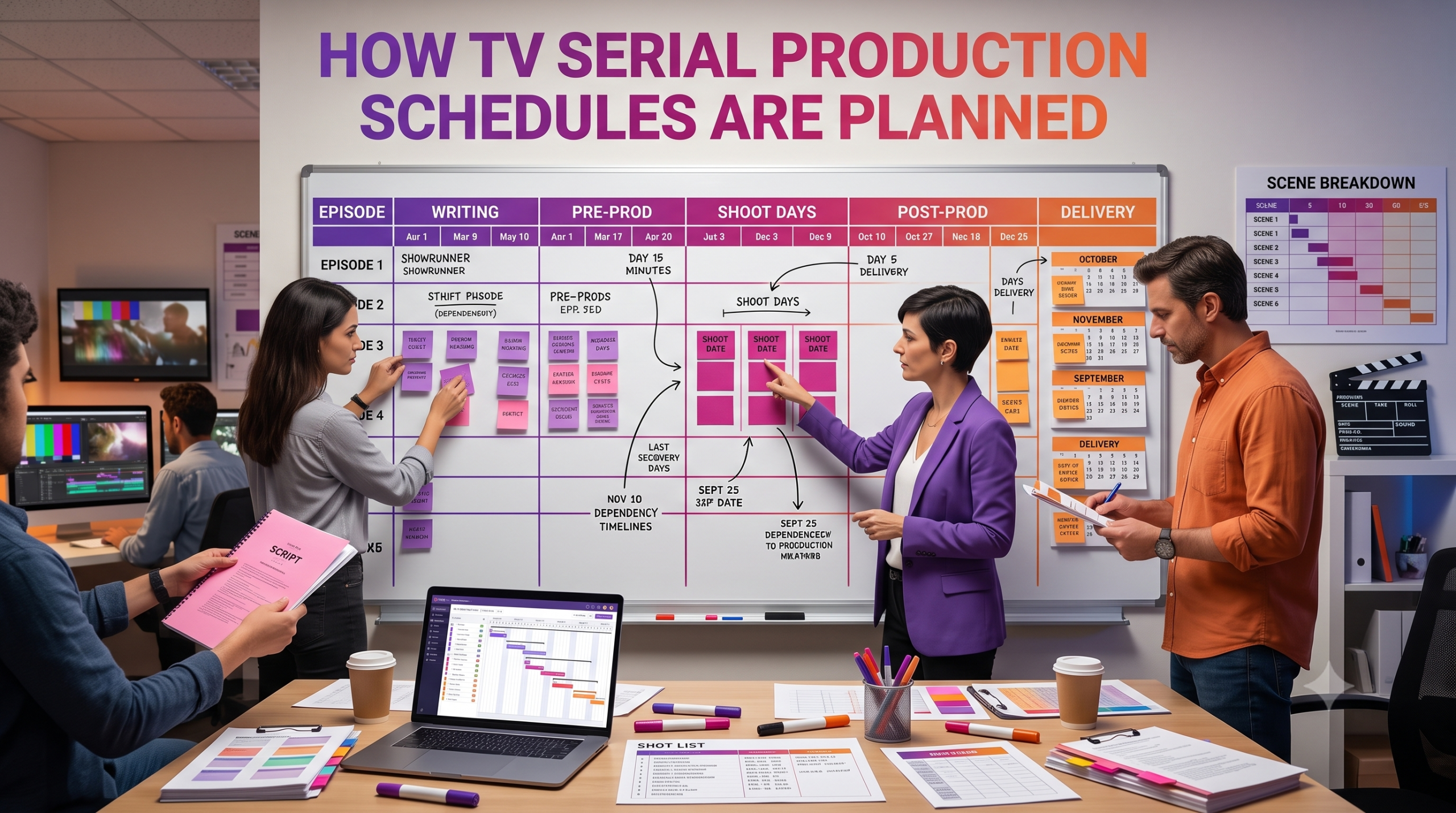 How TV Serial Production Schedules Are Planned