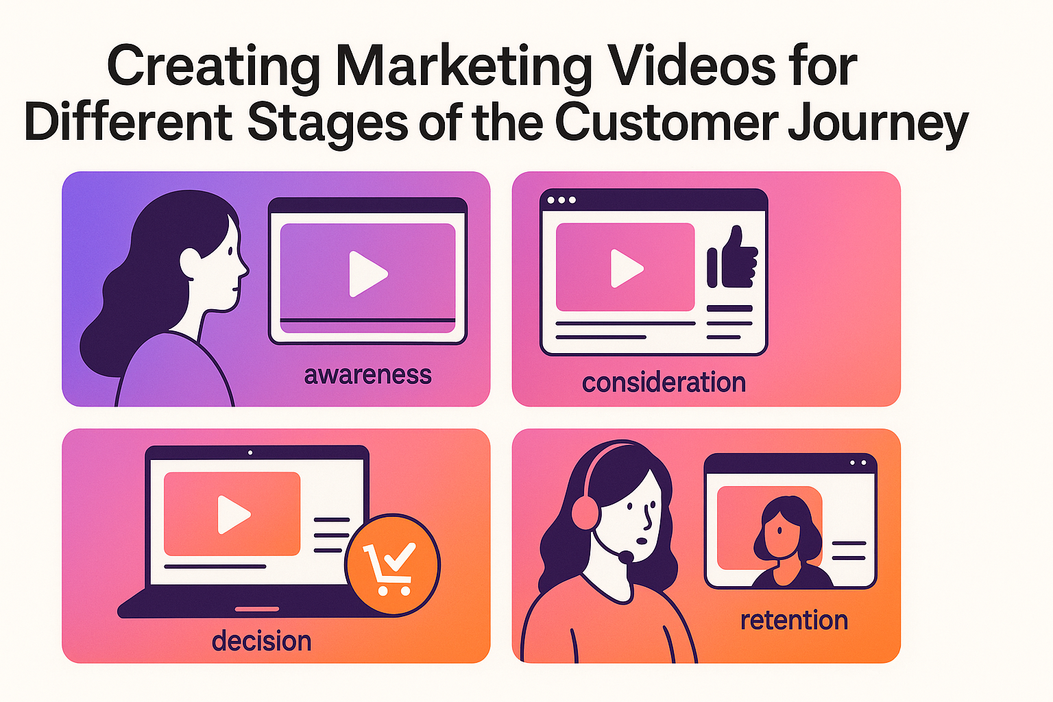Creating Marketing Videos for Different Stages of the Customer Journey