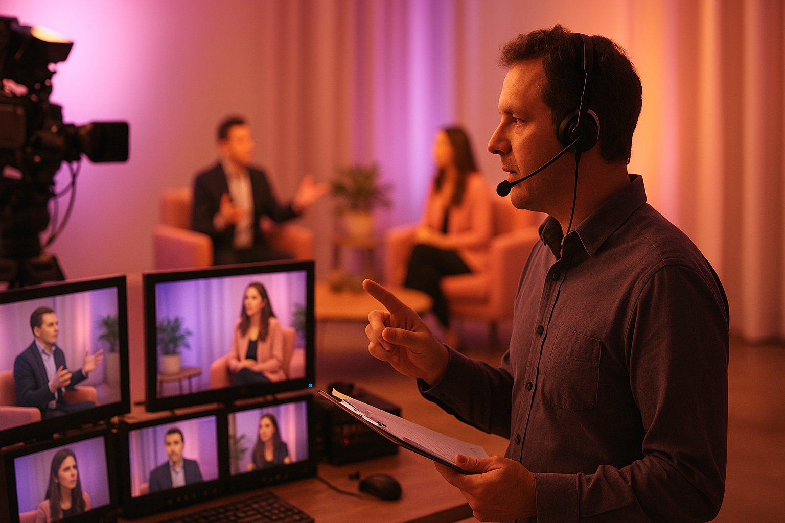 How Television Directors Manage Multi-Camera Productions