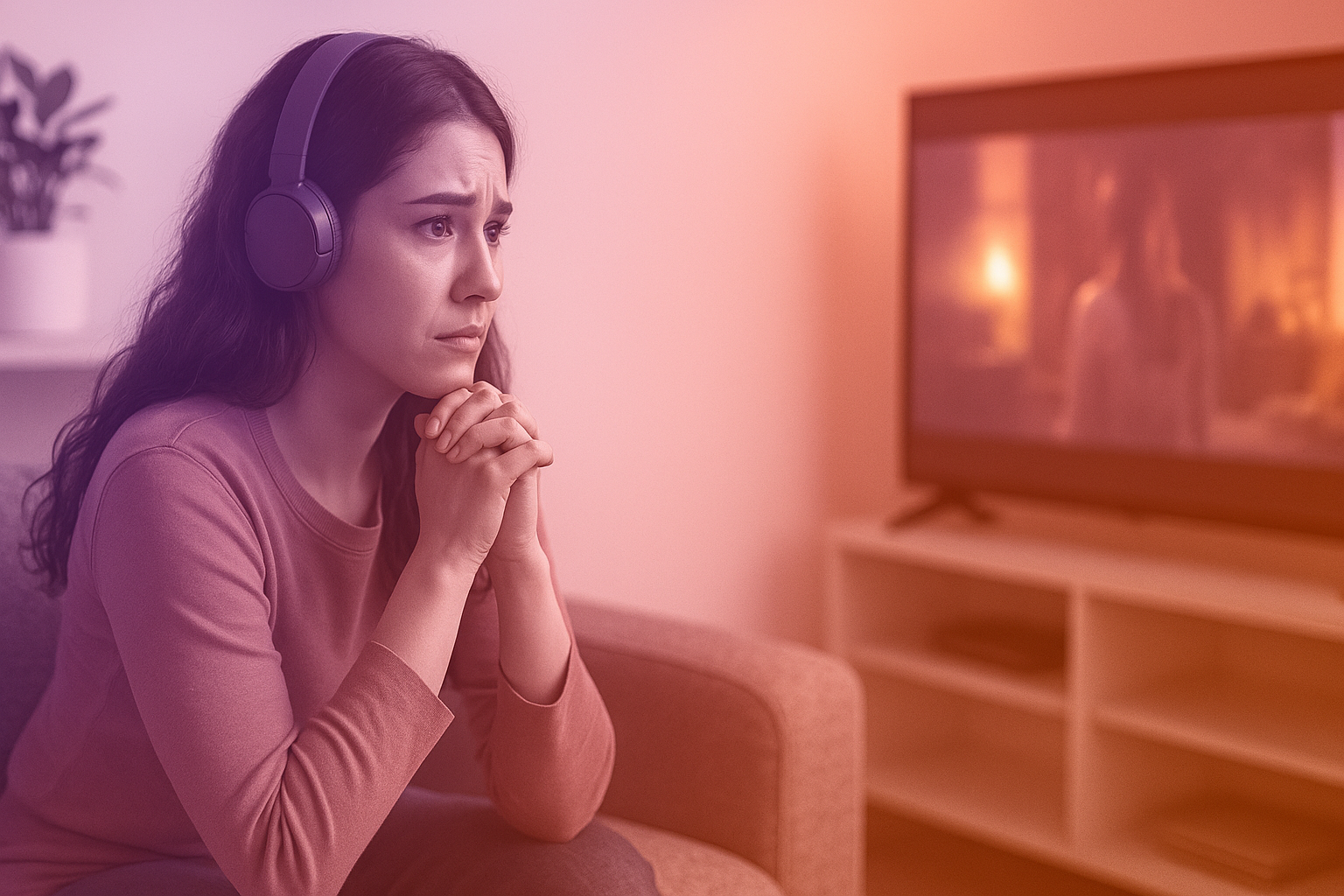 How Background Music Shapes the Emotional Impact of TV Serials